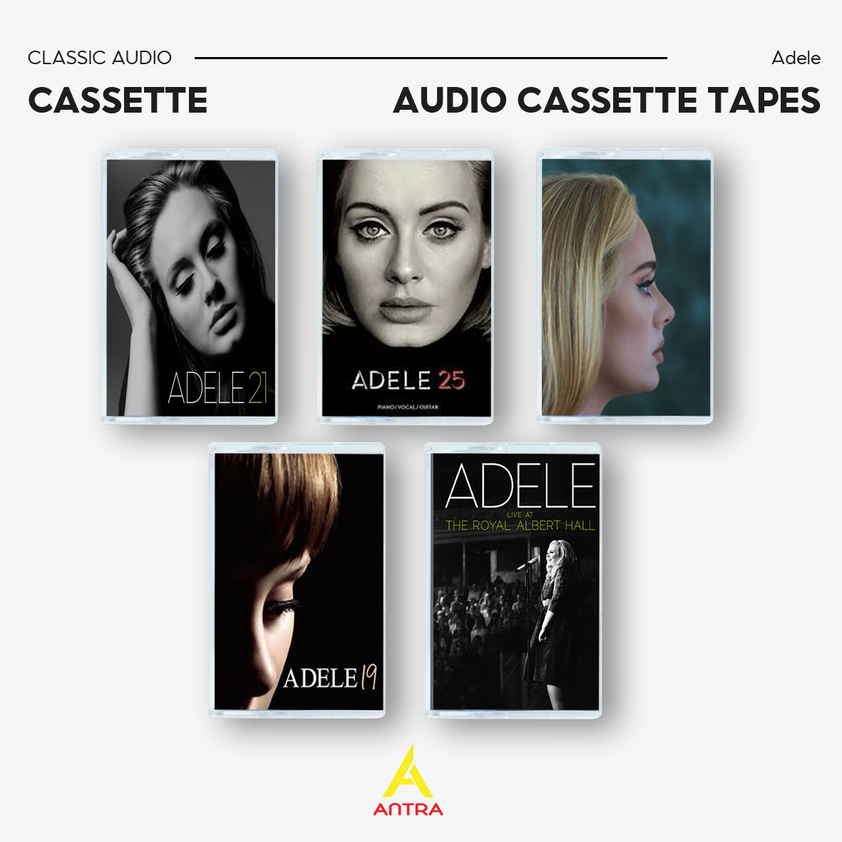 Adele Retro Cassette Tape Collection – Hand-Recorded Soulful Pop