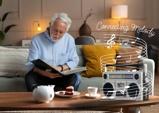 Radio AT-777 Retro Boombox Cassette Recorder | Bluetooth Radio with FM/AM/SW, Dual 5-Inch Stereo Speakers & Free USB and 1 Cassette Tape