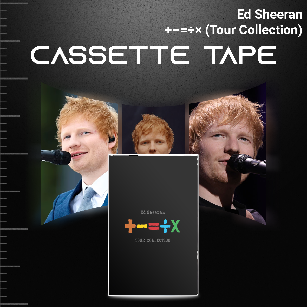 Ed Sheeran Cassette Collection – Equals, Tour Collection, 5 EPs & Jumpers for Goalposts – Pop & Acoustic Tape Set