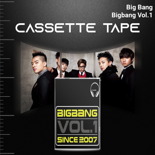 BigBang Cassette Tape Collection – Retro Hand-Recorded KPop Mixtapes for Collectors