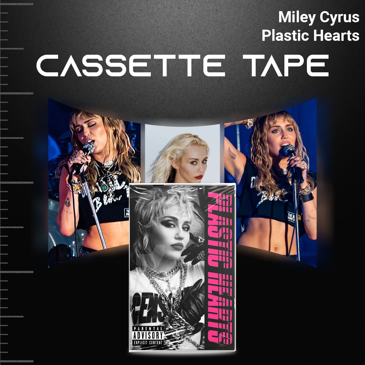 Miley Cyrus Vintage Cassette Tape Collection – Dead Petz, Younger Now, Plastic Hearts & Endless Summer Vacation