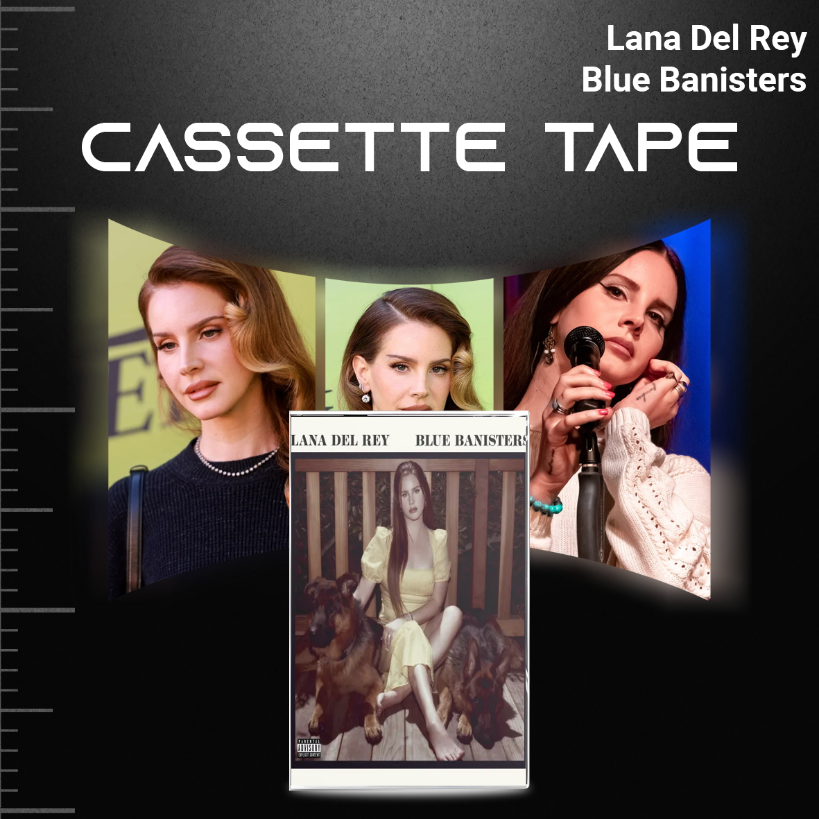 Lana Del Rey Retro Cassette Tape Collection – Hand-Recorded Indie Pop, Dream Pop & Alternative Mixtape Set
