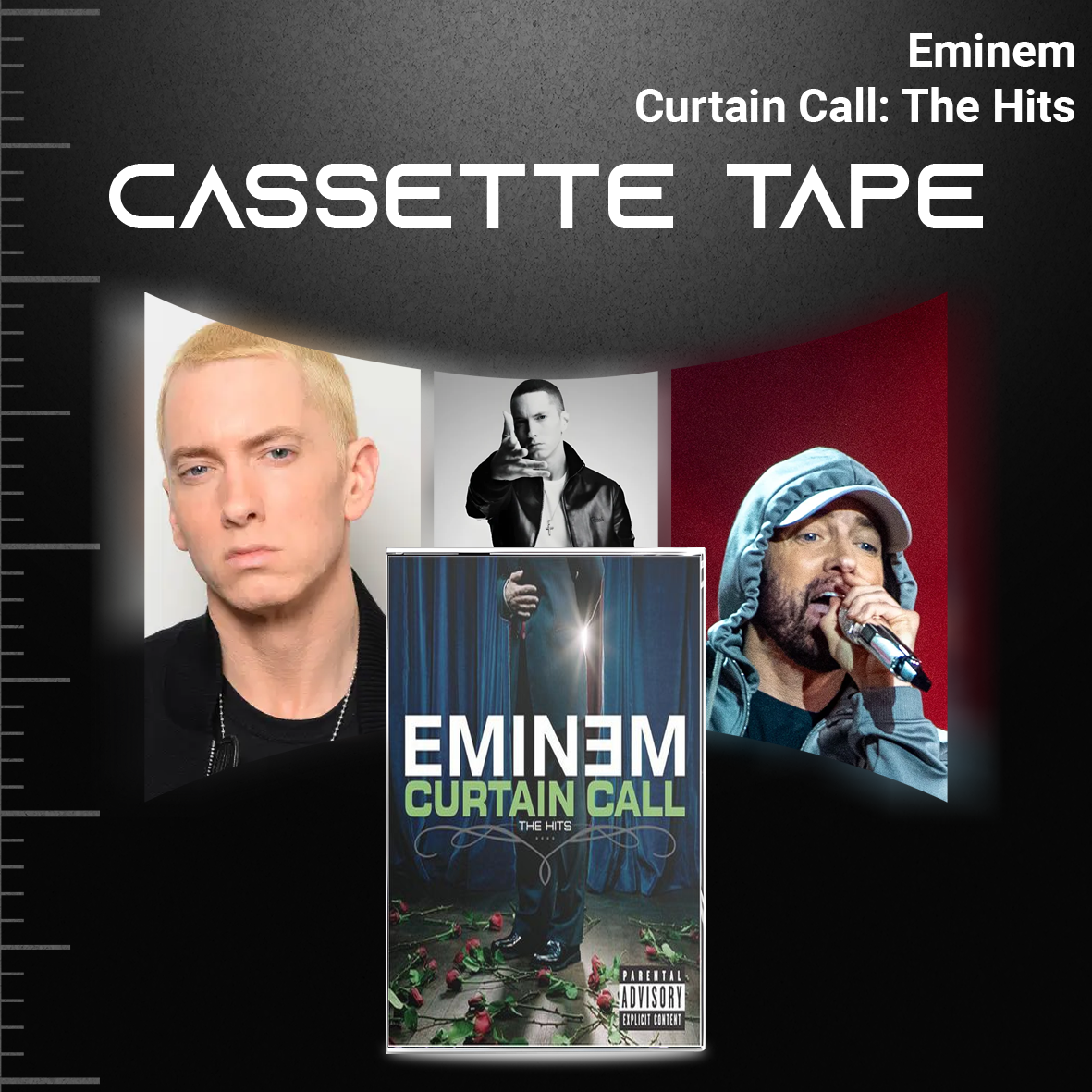 Eminem Retro Cassette Tape Collection – Hand-Recorded Hip Hop & Rap Mixtape Set