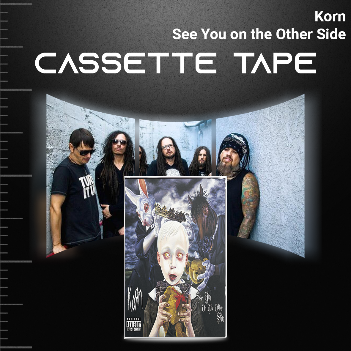 Korn Retro Cassette Tape Set – Vintage Nu-Metal Collectible Mixtape Collection