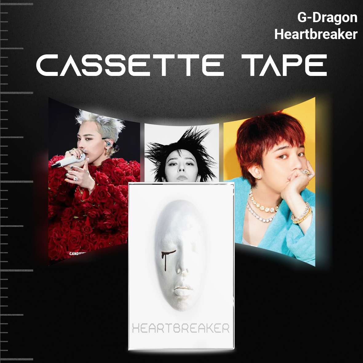 G-Dragon Cassette Tape Collection – Retro Hand-Recorded K-Pop Mixtapes for Collectors & Music Lovers