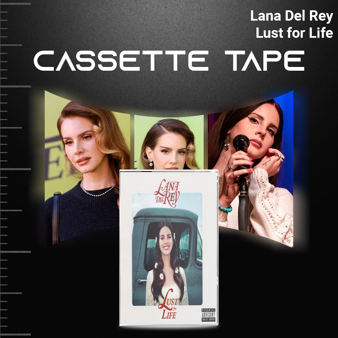 Lana Del Rey Retro Cassette Tape Collection – Hand-Recorded Indie Pop, Dream Pop & Alternative Mixtape Set