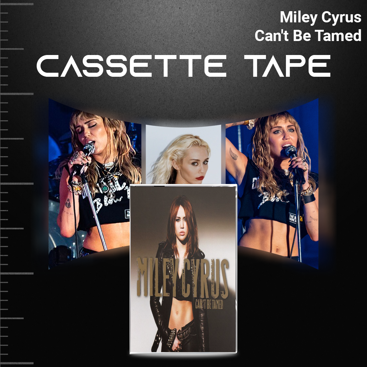 Miley Cyrus Retro Cassette Tape Collection – Meet Miley, Breakout, Bangerz & Can’t Be Tamed – Pop & Teen Pop Mixtape