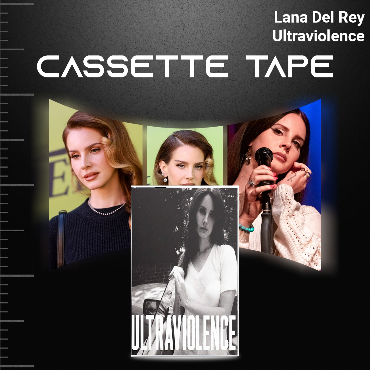 Lana Del Rey Retro Cassette Tape Collection – Born to Die, Ultraviolence, Honeymoon & Lizzy Grant – Indie Pop & Dream Pop