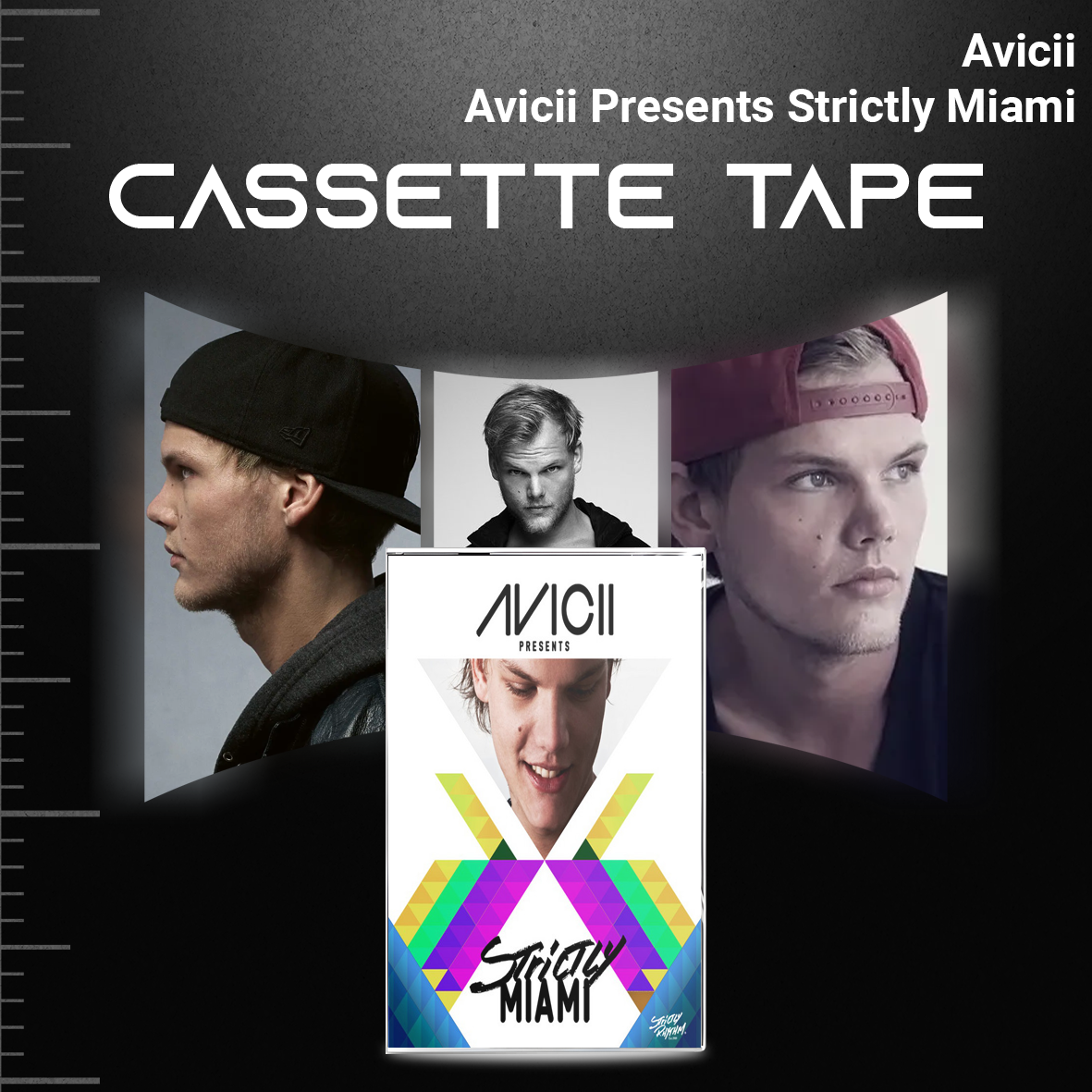 Avicii Cassette Tape Collection – True, Stories, Tim, The Collection, Strictly Miami – EDM & Progressive House