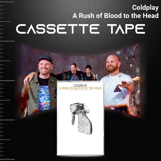 Coldplay Retro Cassette Collection – A Rush of Blood to the Head, X&Y, A Head Full of Dreams & Everyday Life – Alternative Rock Set