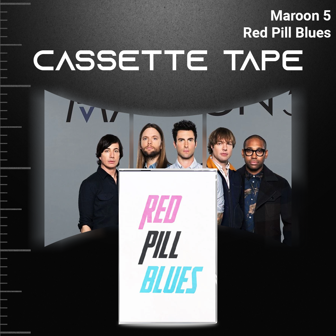 Maroon 5 Cassette Tapes – V, Red Pill Blues, Jordi & JORDI (Deluxe Butterfly Edition)