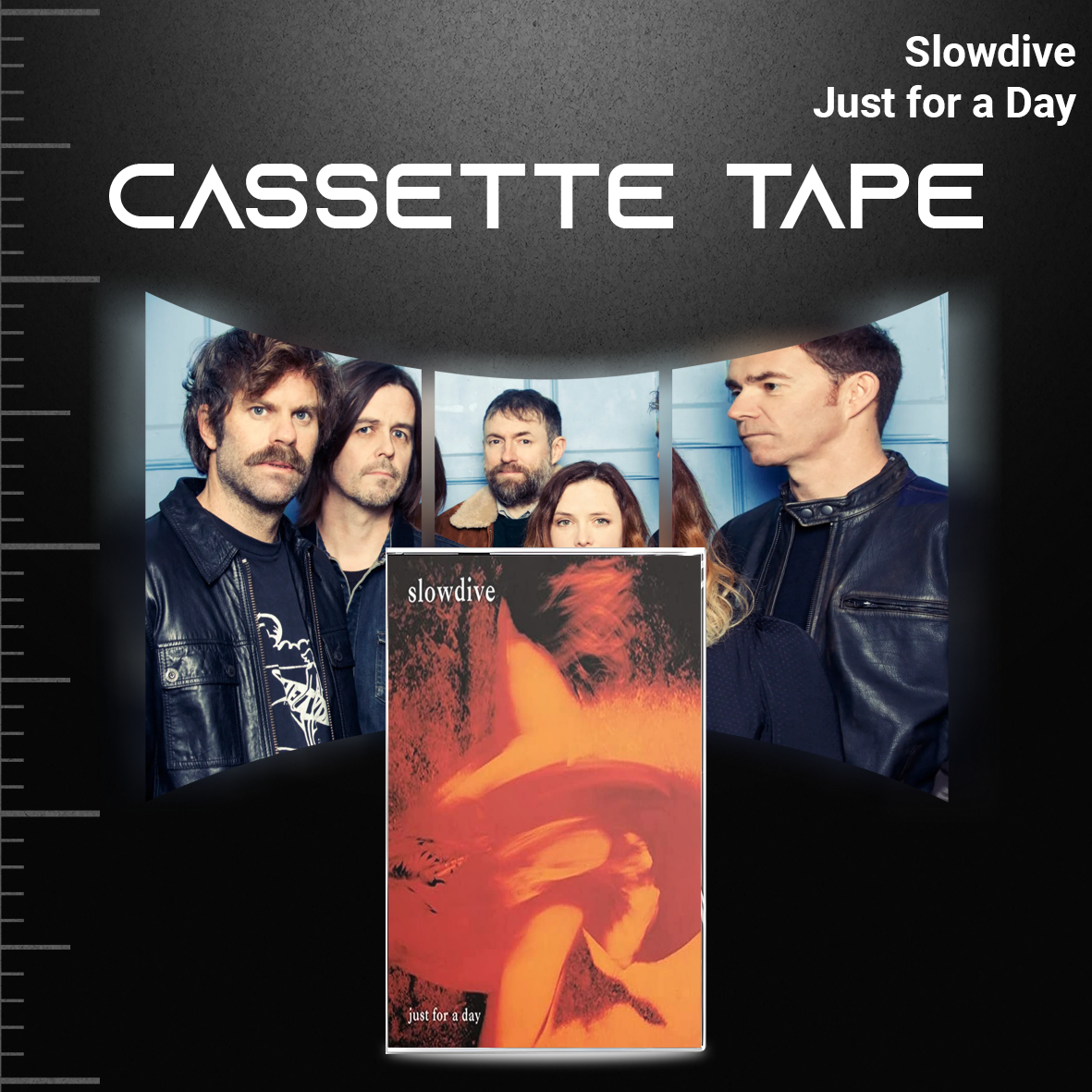 Slowdive Cassette Tape Collection – Retro Hand-Recorded Shoegaze Mixtapes for Collectors & Dream Pop Lovers
