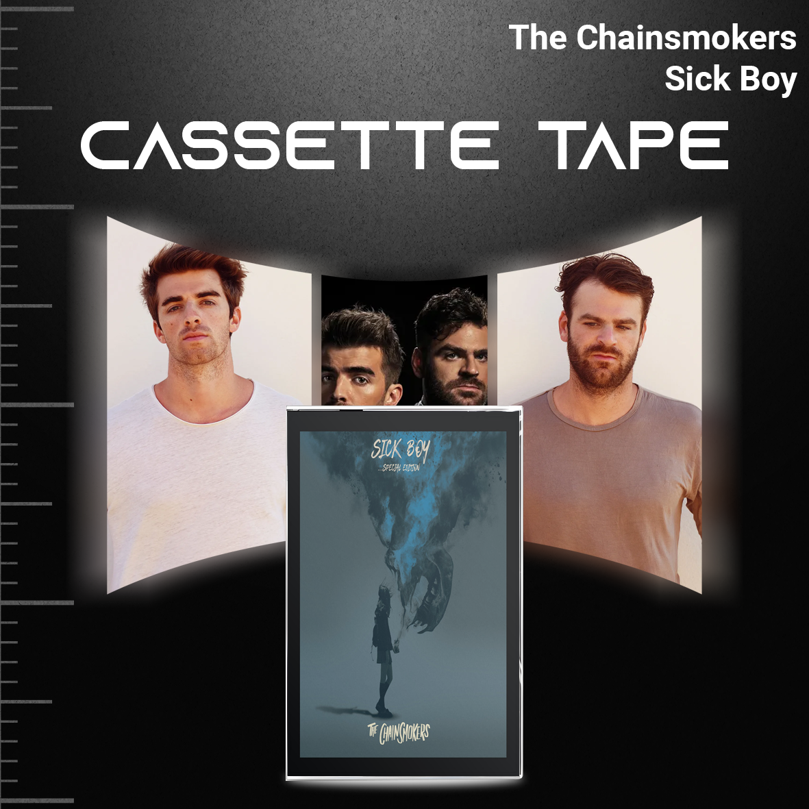 The Chainsmokers Cassette Tape Collection – Retro Hand-Recorded Mixtapes for EDM & Pop Fans