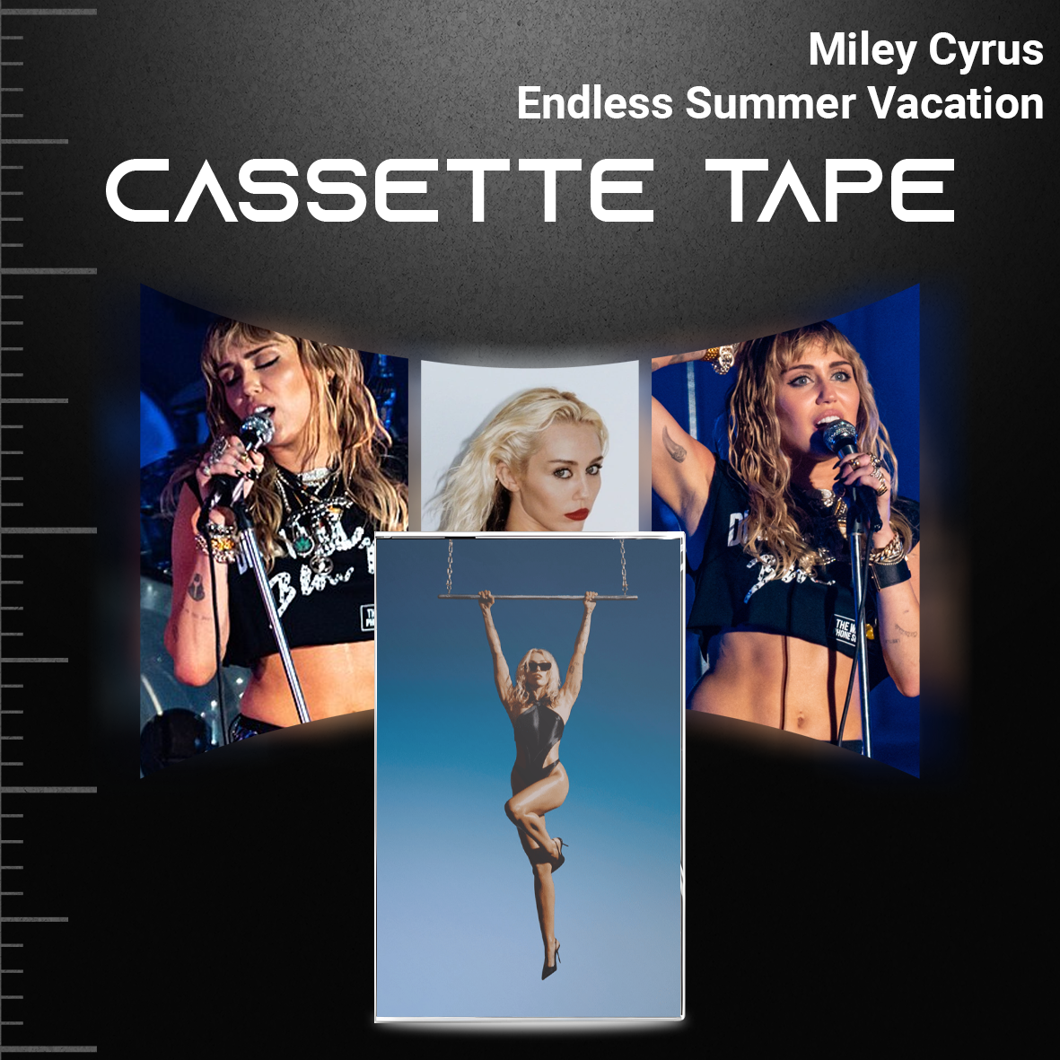 Miley Cyrus Vintage Cassette Tape Collection – Dead Petz, Younger Now, Plastic Hearts & Endless Summer Vacation