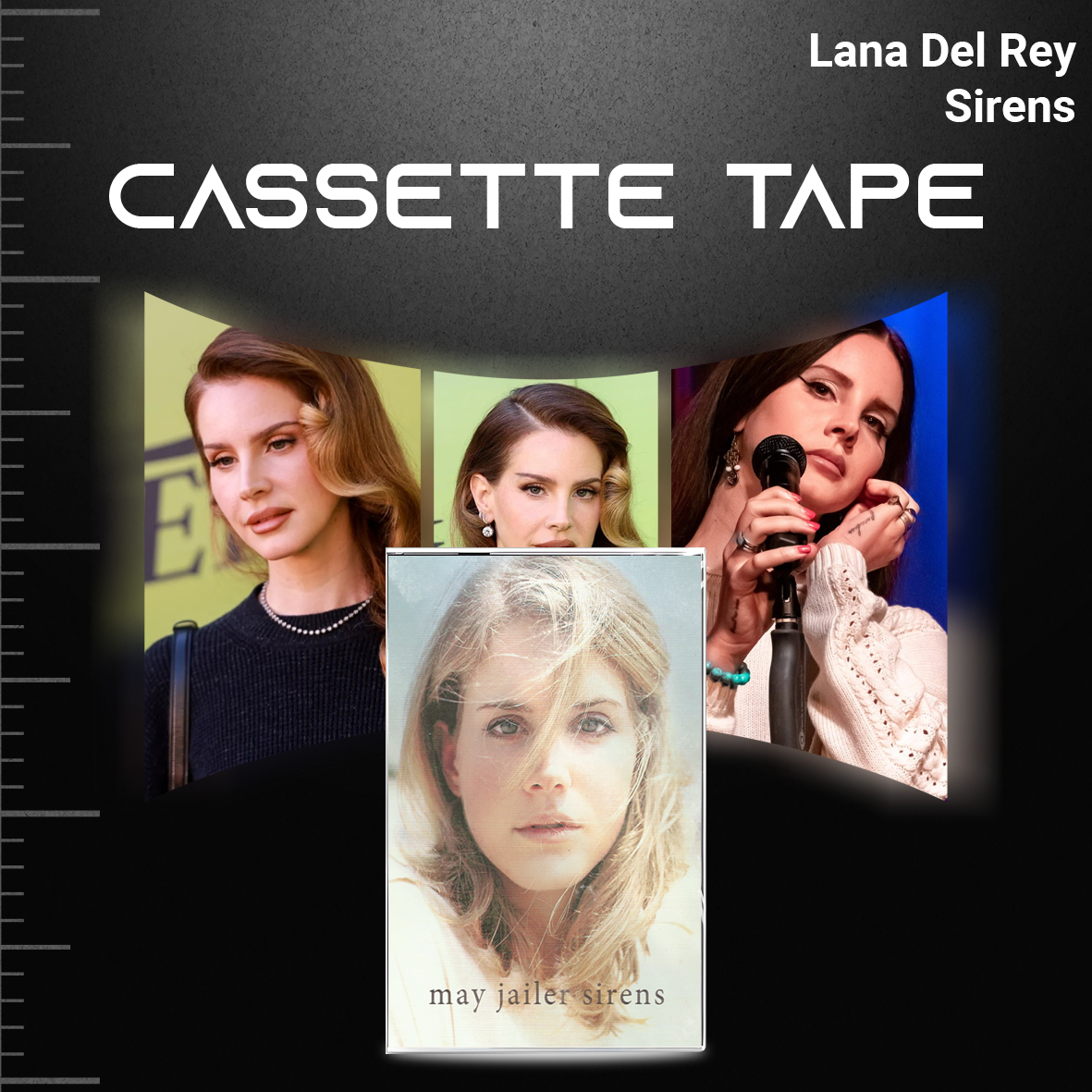 Lana Del Rey Retro Cassette Tape Collection – Hand-Recorded Indie Pop, Dream Pop & Alternative Mixtape Set