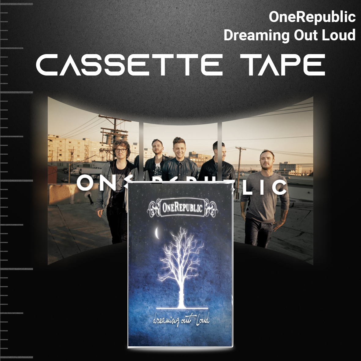 OneRepublic Retro Cassette Tape Collection – Dreaming Out Loud, Native & Artificial Paradise – Pop Rock & Alternative