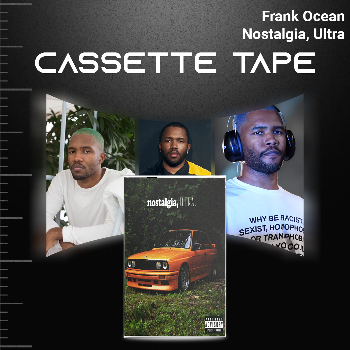 Frank Ocean Retro Cassette Collection – Blonde, Channel Orange & Nostalgia Ultra – R&B & Soul Mixtape Set