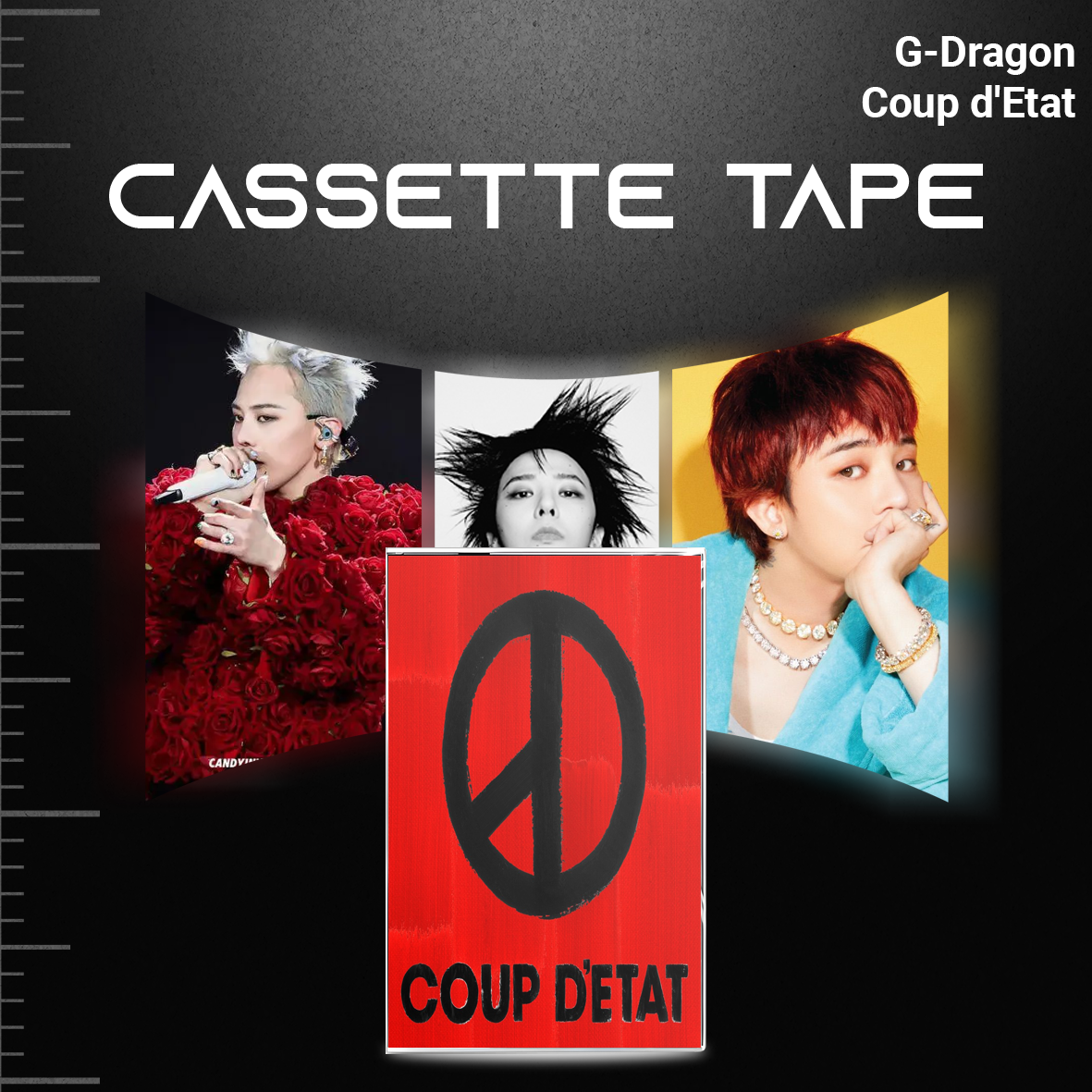 G-Dragon Cassette Tape Collection – Retro Hand-Recorded K-Pop Mixtapes for Collectors & Music Lovers