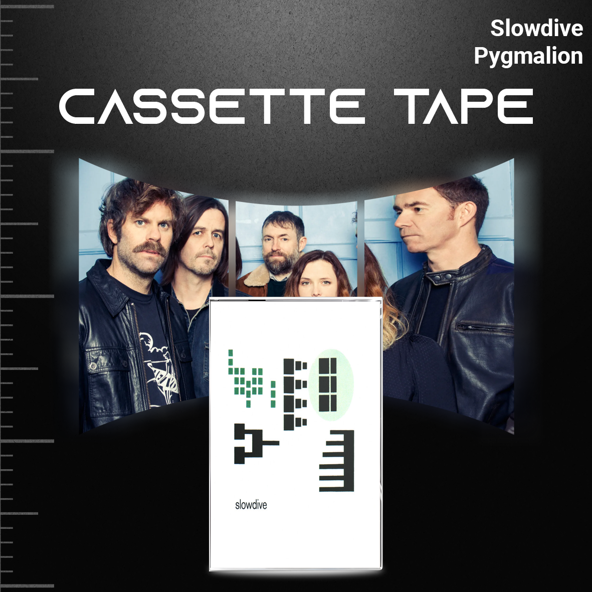Slowdive Cassette Tape Collection – Retro Hand-Recorded Shoegaze Mixtapes for Collectors & Dream Pop Lovers