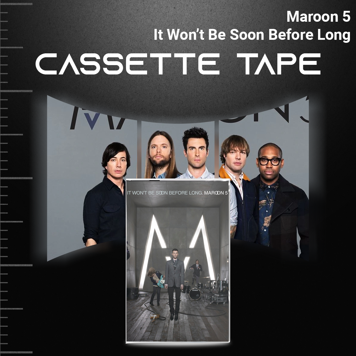 Maroon 5 Cassette Collection – Songs About Jane, It Won’t Be Soon Before Long, Hands All Over & Overexposed