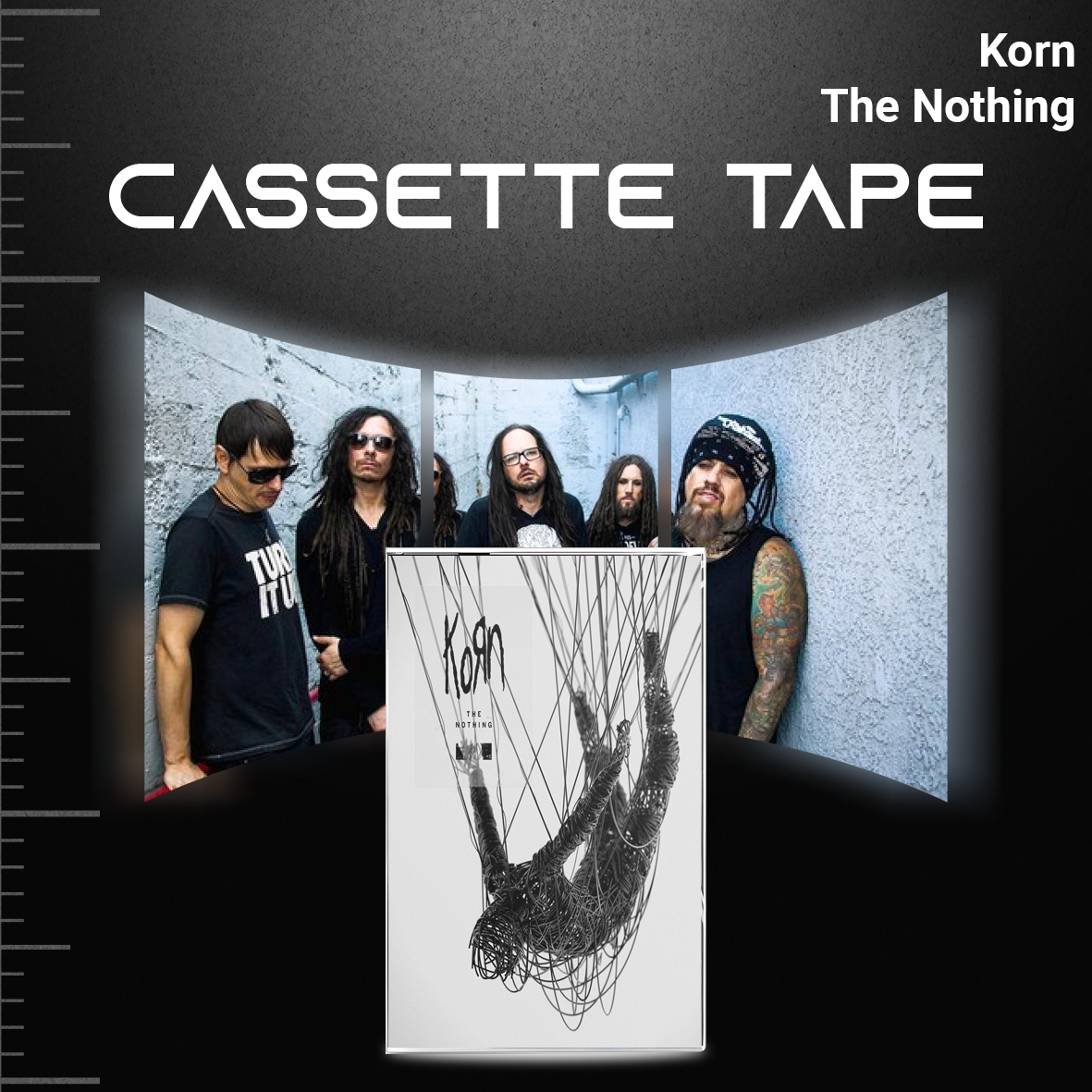 Korn Retro Cassette Tape Set – Vintage Nu-Metal Collectible Mixtape Collection