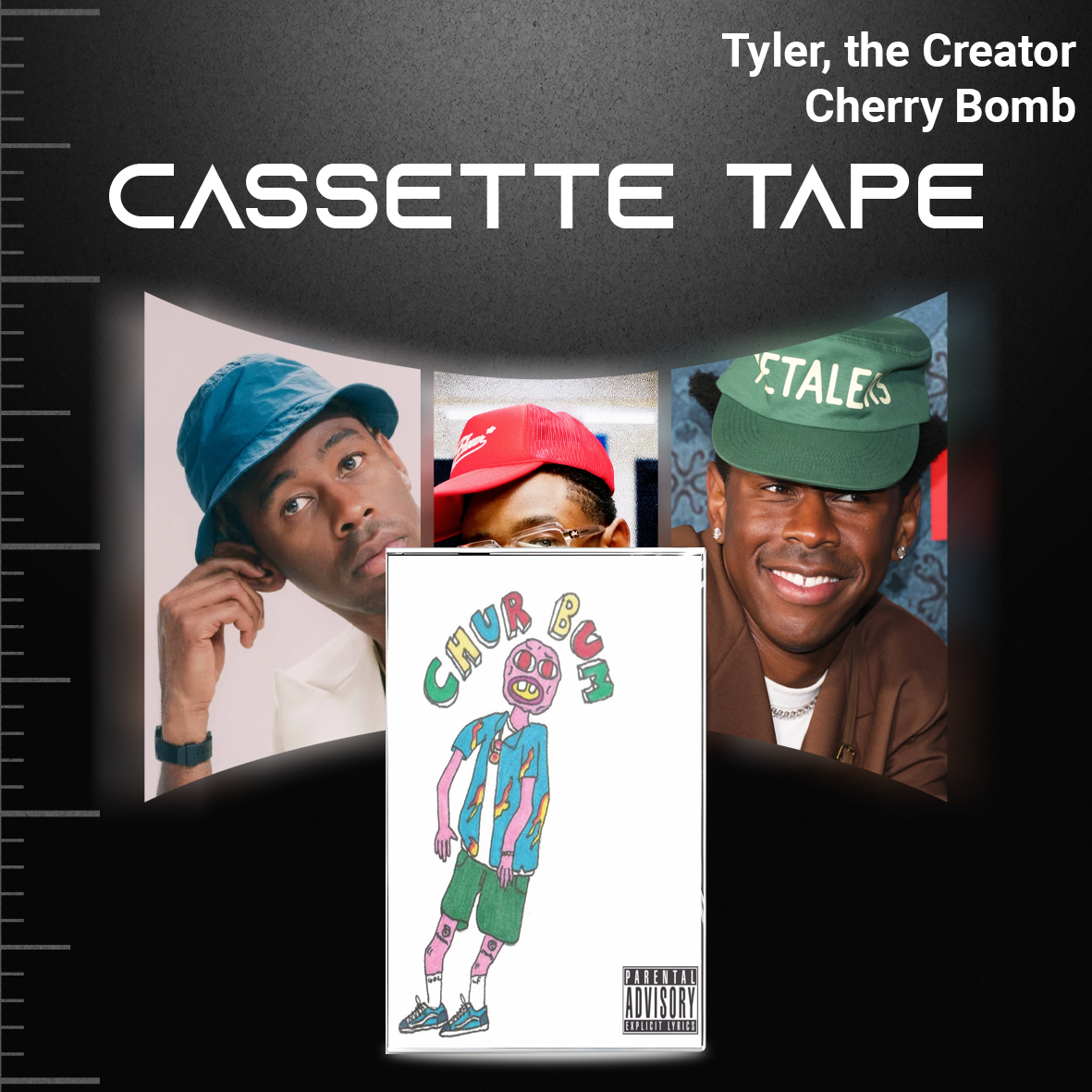 Tyler, The Creator Retro Cassette Tape Collection – Hand-Recorded Hip Hop & Alternative Rap Mixtape Set