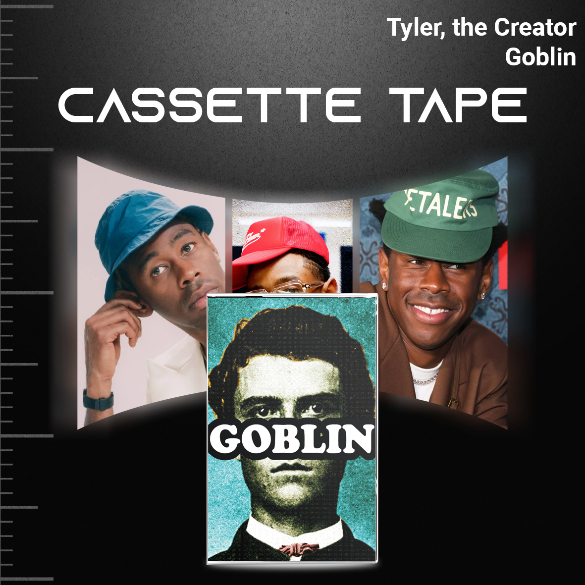 Tyler, The Creator Retro Cassette Tape Collection – Hand-Recorded Hip Hop & Alternative Rap Mixtape Set