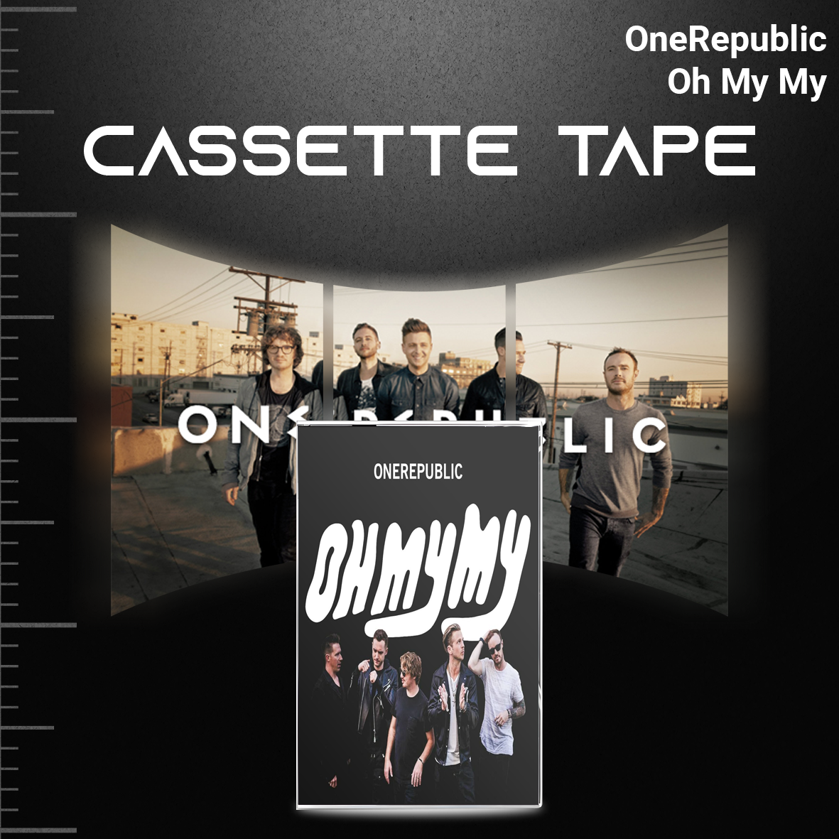 OneRepublic Cassette Tape Collection – Waking Up, Oh My My & Human – Pop Rock & Alternative Retro Tapes