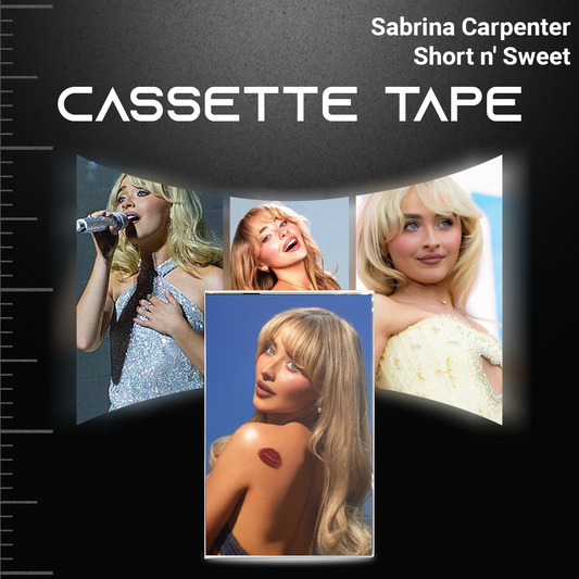 Sabrina Carpenter Cassette Tape Collection – Retro Pop & Indie Pop Vintage Bundle