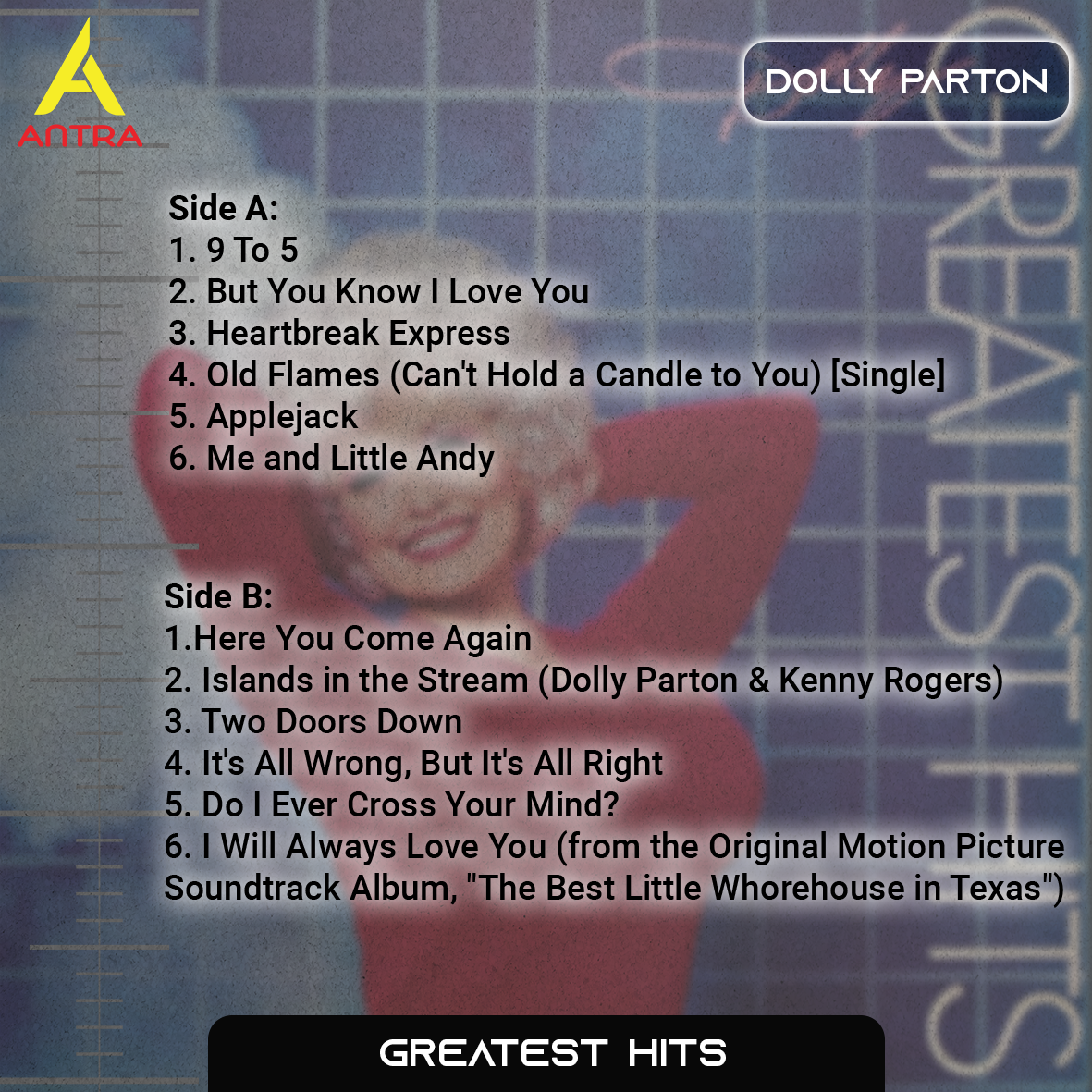 Dolly Parton Cassette Tape Collection – Greatest Hits, Straight Talk, The Great Pretender & Rare Early Recordings – Country Music Set