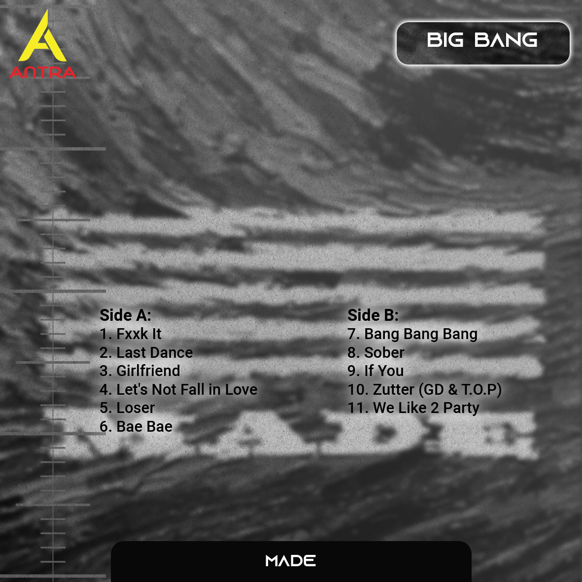 BigBang Cassette Tape Collection – Retro Hand-Recorded KPop Mixtapes for Collectors