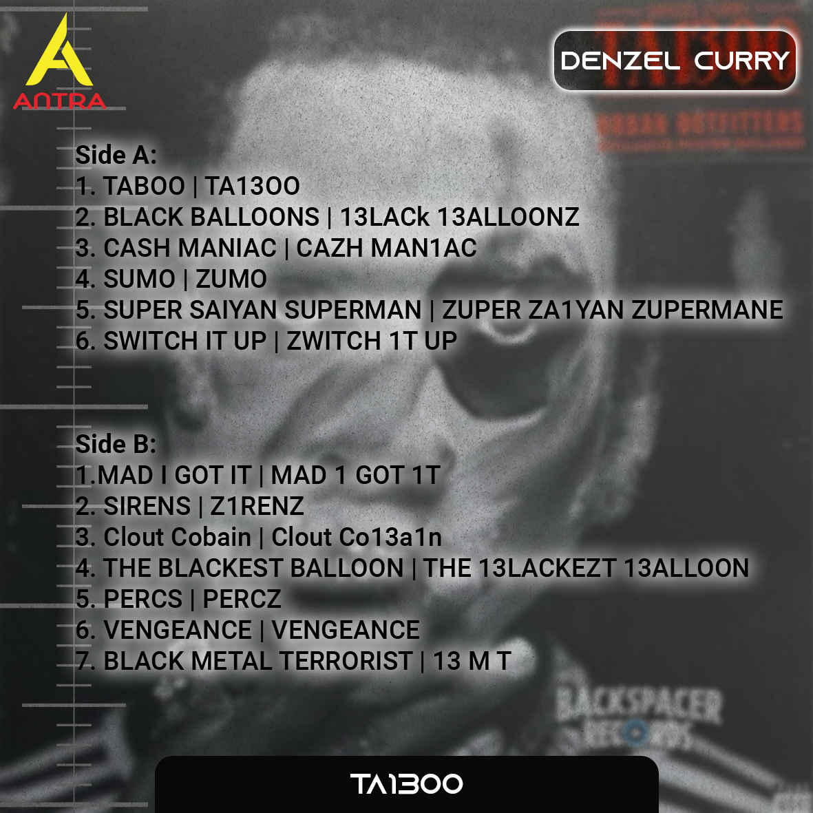 Denzel Curry Cassette Tape Collection – Melt My Eyez See Your Future, ZUU, Imperial & TA13OO – Hip Hop & Rap Set