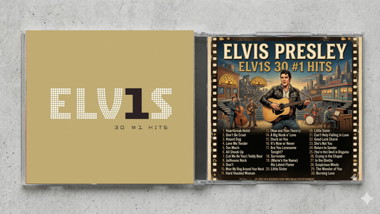 Elvis Presley – ELV1S: 30 #1 Hits Fan-Made CD Edition | Greatest Hits Collector’s CD | Exclusive Custom Disc Release
