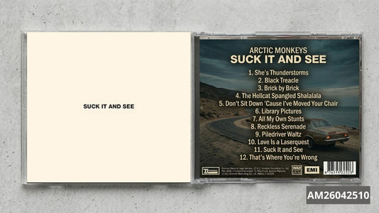 Arctic Monkeys β Suck It and See Fan-Made CD Edition Indie Rock Alternative Album Collection