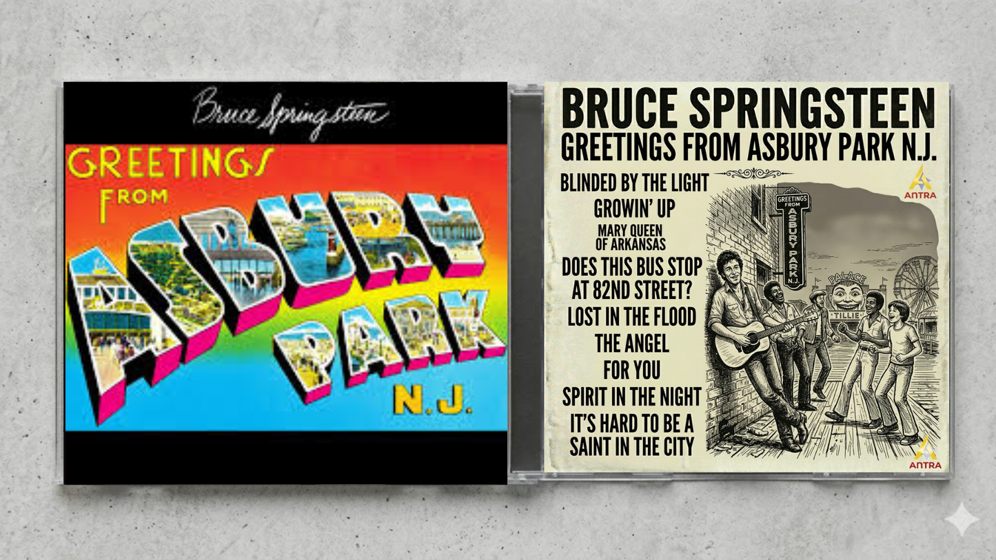 Bruce Springsteen – Greetings from Asbury Park, N.J. | Fan-Made CD Edition | Classic Rock Collector’s Release