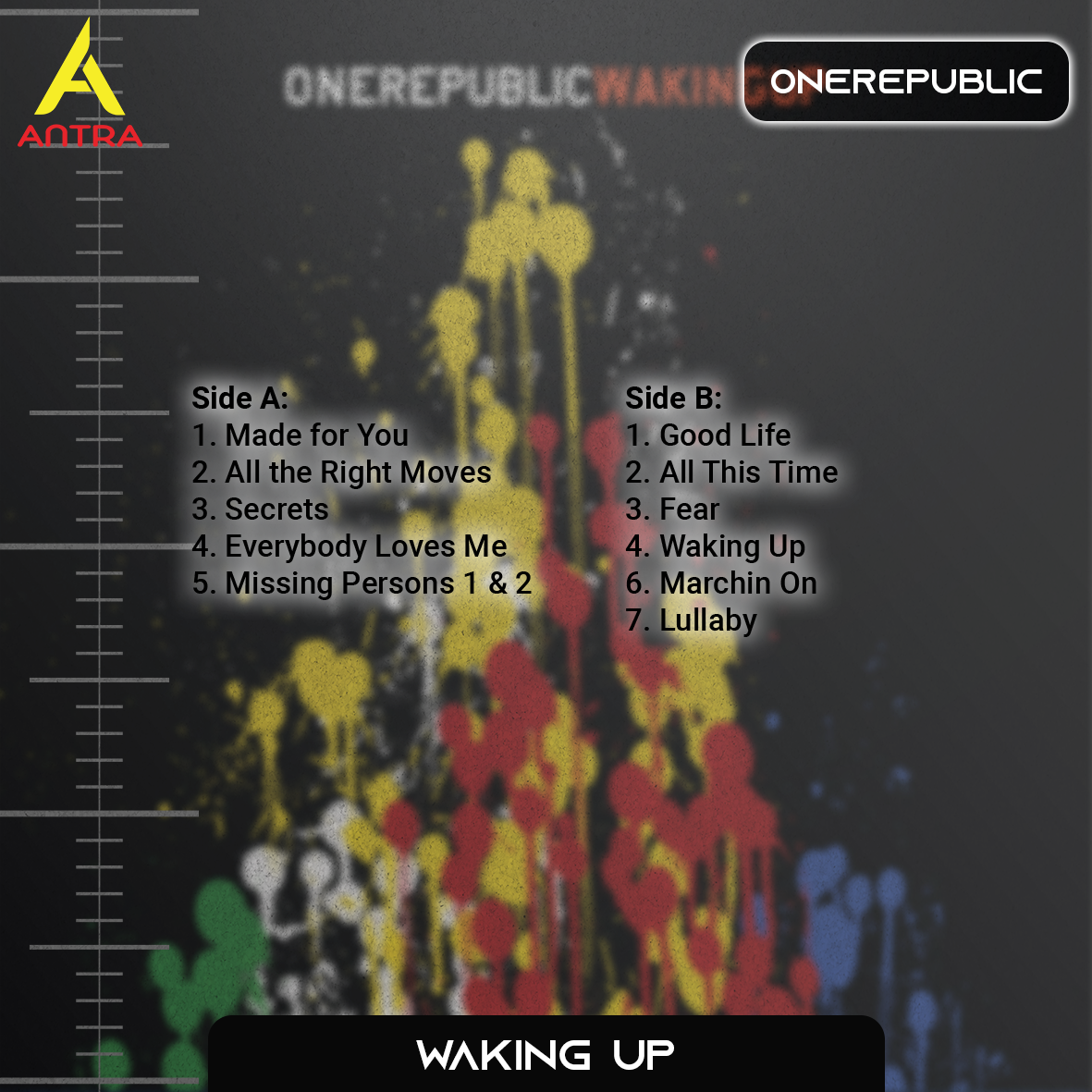 OneRepublic Cassette Tape Collection – Waking Up, Oh My My & Human – Pop Rock & Alternative Retro Tapes