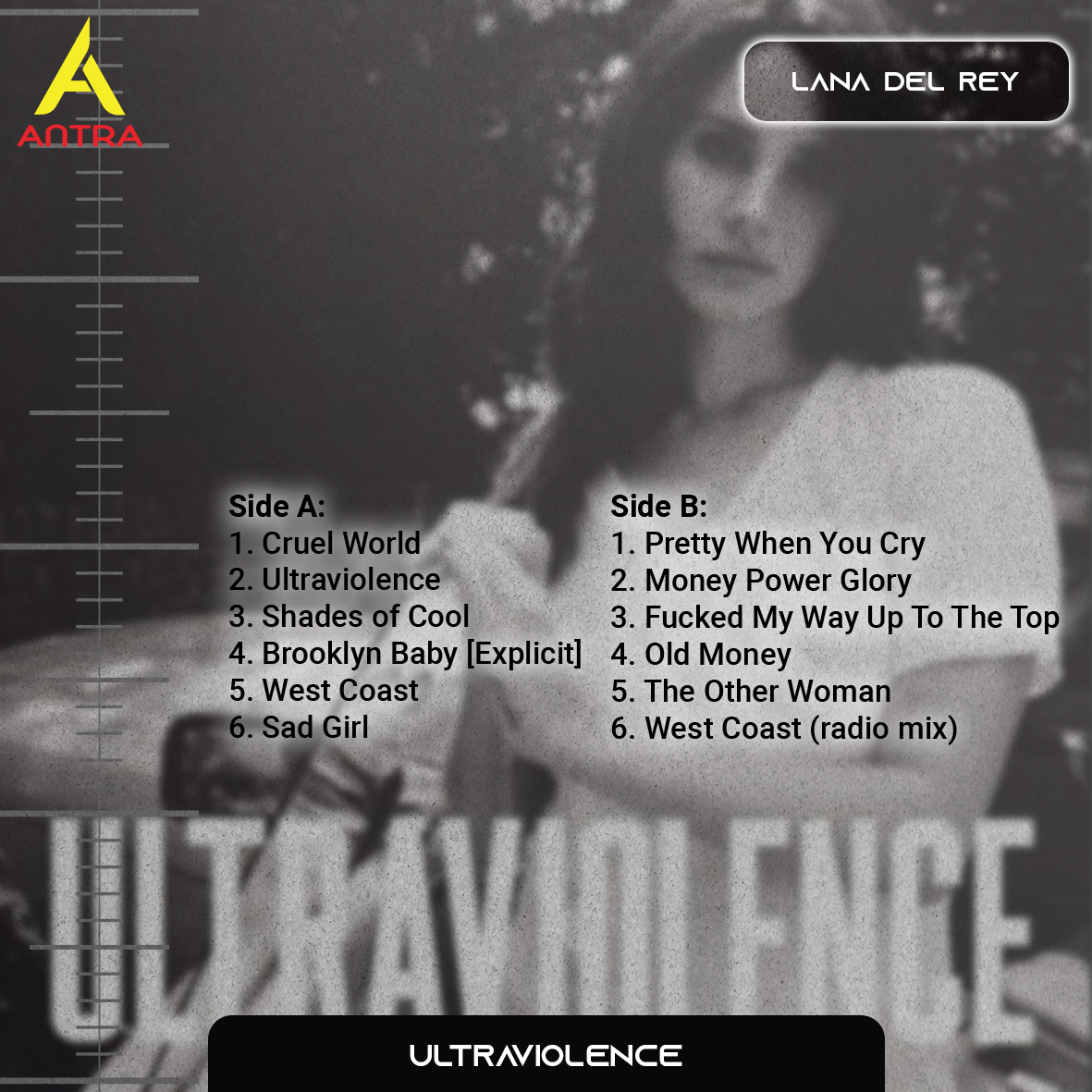Lana Del Rey Retro Cassette Tape Collection – Born to Die, Ultraviolence, Honeymoon & Lizzy Grant – Indie Pop & Dream Pop