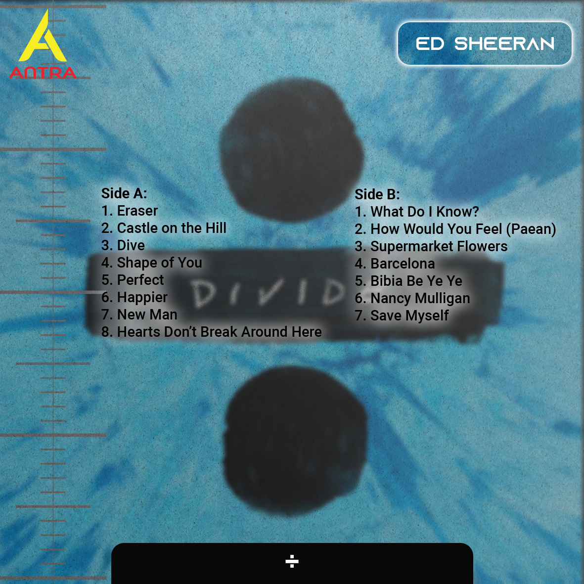 Ed Sheeran Cassette Collection – Divide, D Play, Subtract & No.6 Collaborations Project – Pop & Acoustic Mixtape Set