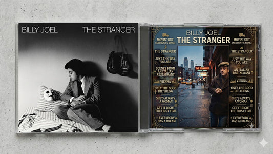 Billy Joel – The Stranger FanMade CD Edition | Classic Rock Pop Collector’s Edition | Exclusive Custom CD Release