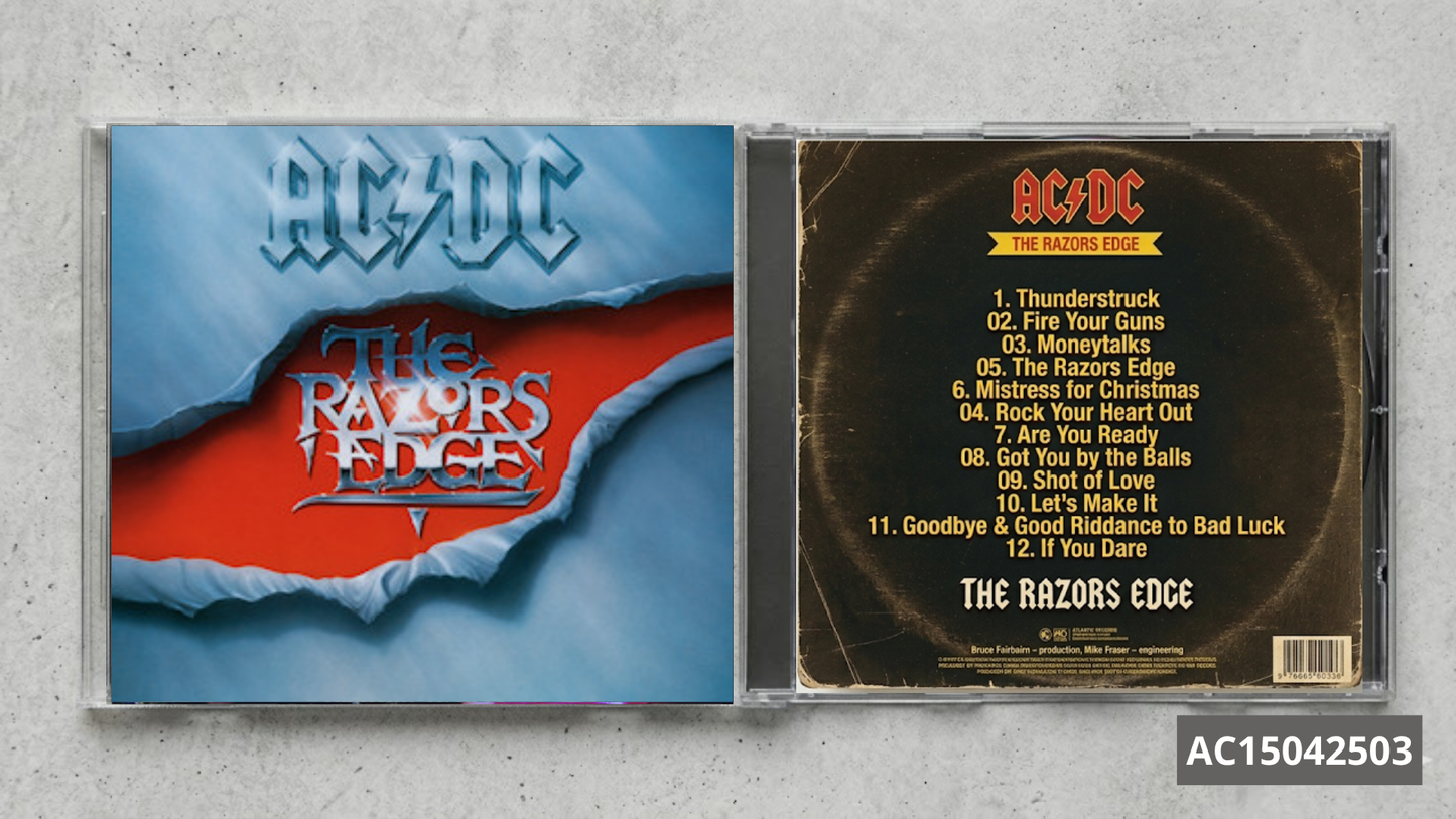 AC/DC – The Razors Edge | FanMade CD Edition | Classic Rock Collectible
