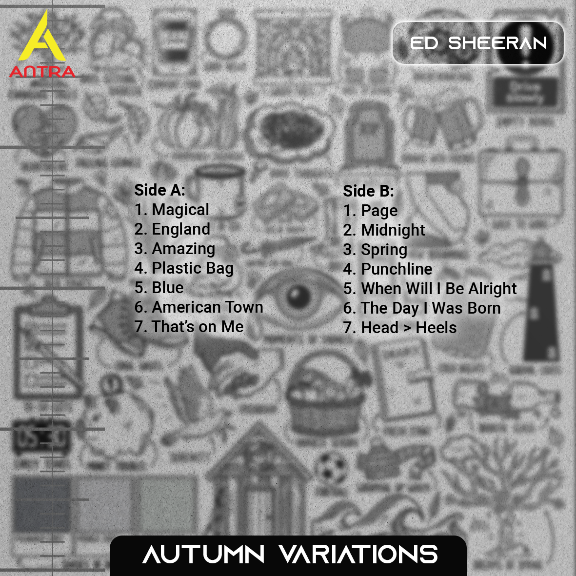 Ed Sheeran Cassette Collection – Divide, D Play, Subtract & No.6 Collaborations Project – Pop & Acoustic Mixtape Set