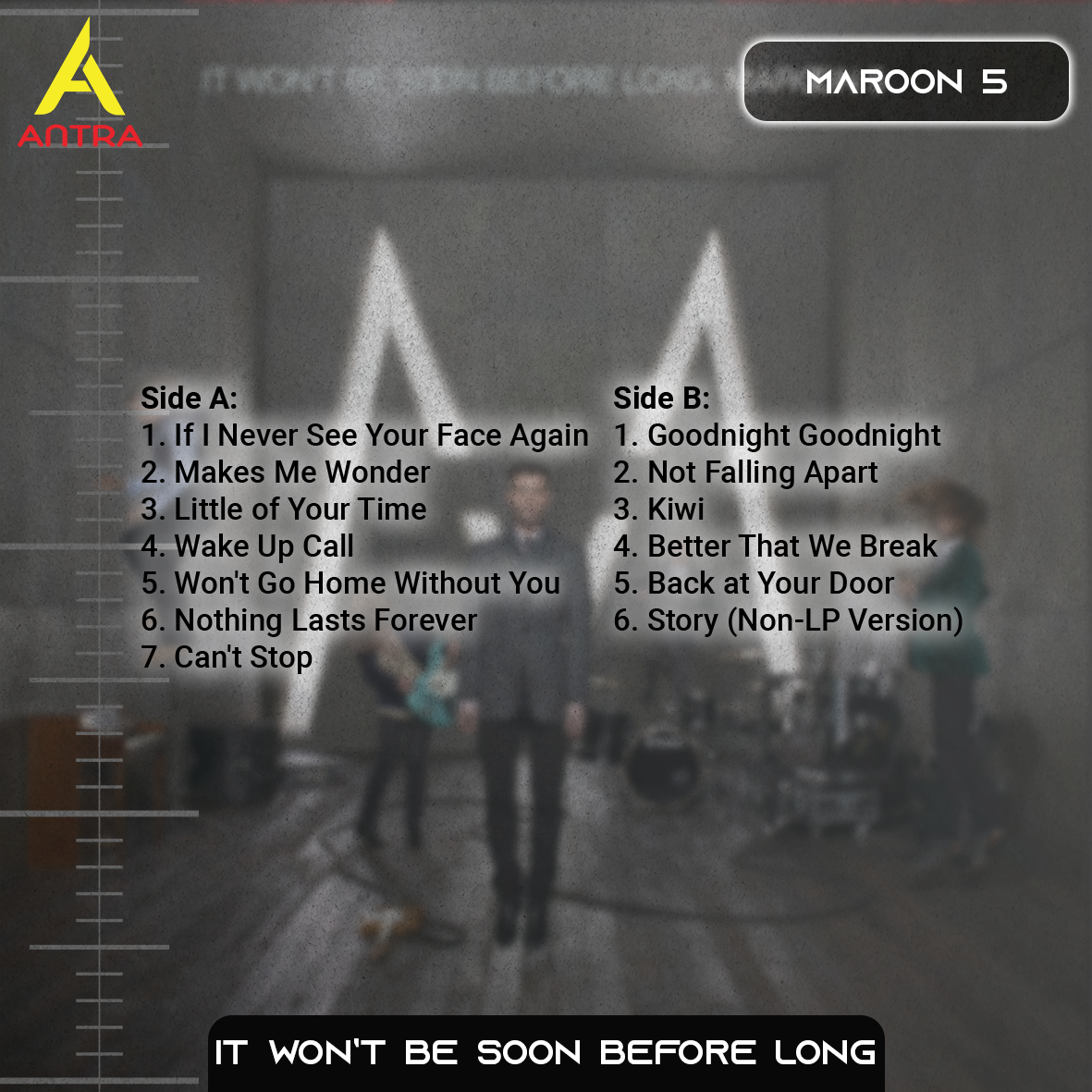 Maroon 5 Cassette Collection – Songs About Jane, It Won’t Be Soon Before Long, Hands All Over & Overexposed