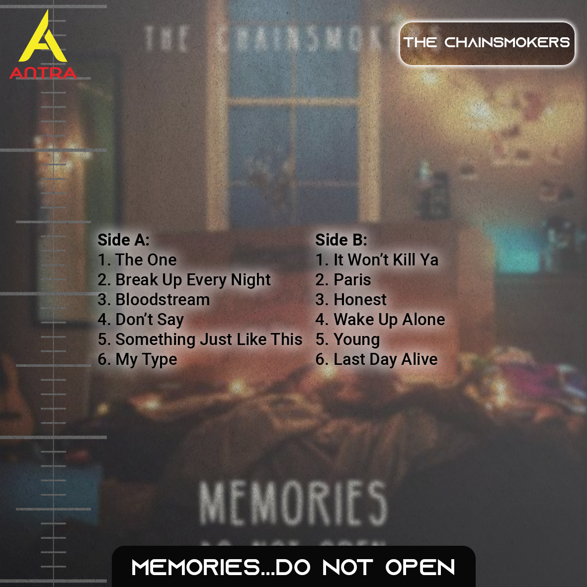 The Chainsmokers Cassette Tape Collection – Retro Hand-Recorded Mixtapes for EDM & Pop Fans