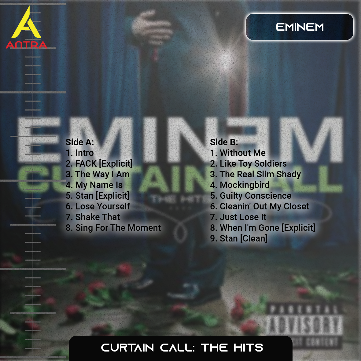 Eminem Retro Cassette Tape Collection – Hand-Recorded Hip Hop & Rap Mixtape Set