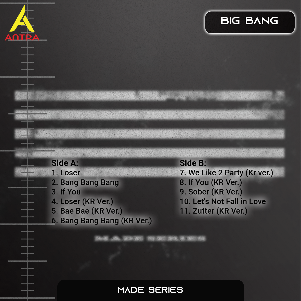 BigBang Cassette Tape Collection – Retro Hand-Recorded KPop Mixtapes for Collectors
