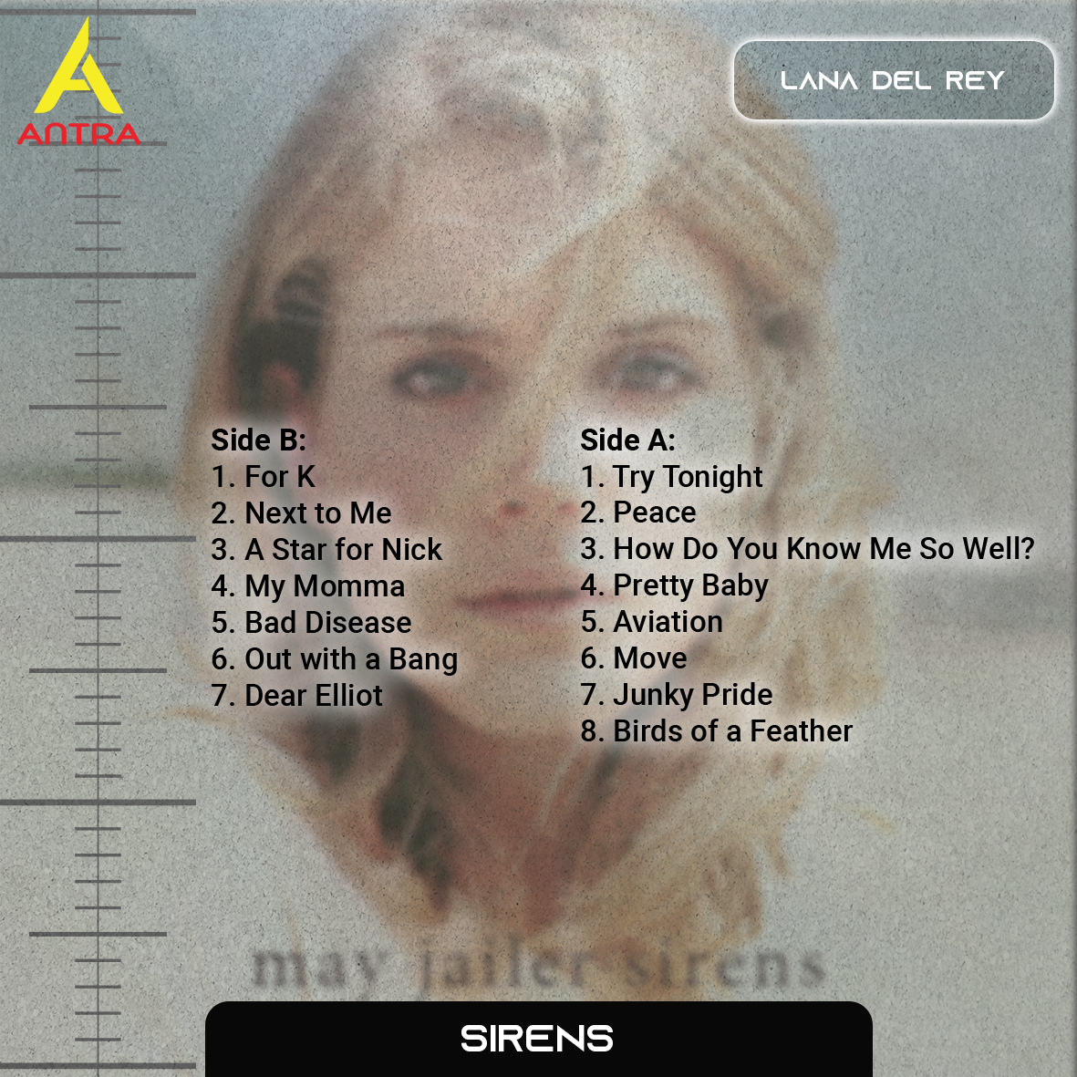 Lana Del Rey Retro Cassette Tape Collection – Hand-Recorded Indie Pop, Dream Pop & Alternative Mixtape Set