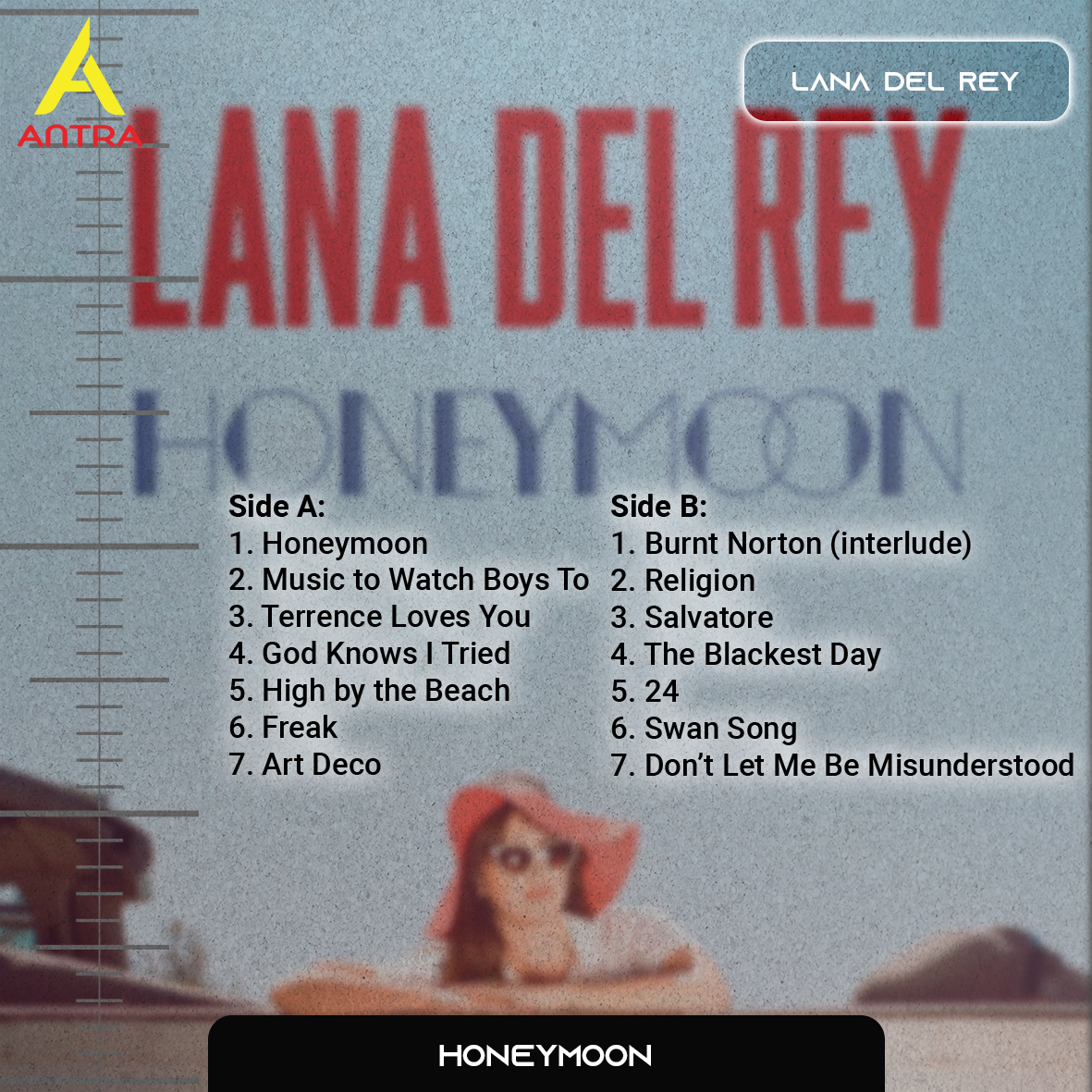 Lana Del Rey Retro Cassette Tape Collection – Born to Die, Ultraviolence, Honeymoon & Lizzy Grant – Indie Pop & Dream Pop