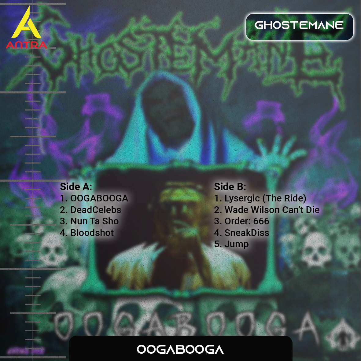 Ghostemane Retro Collectible Cassette Tapes – Vintage Mixtape Set for Fans & Tape Deck Lovers