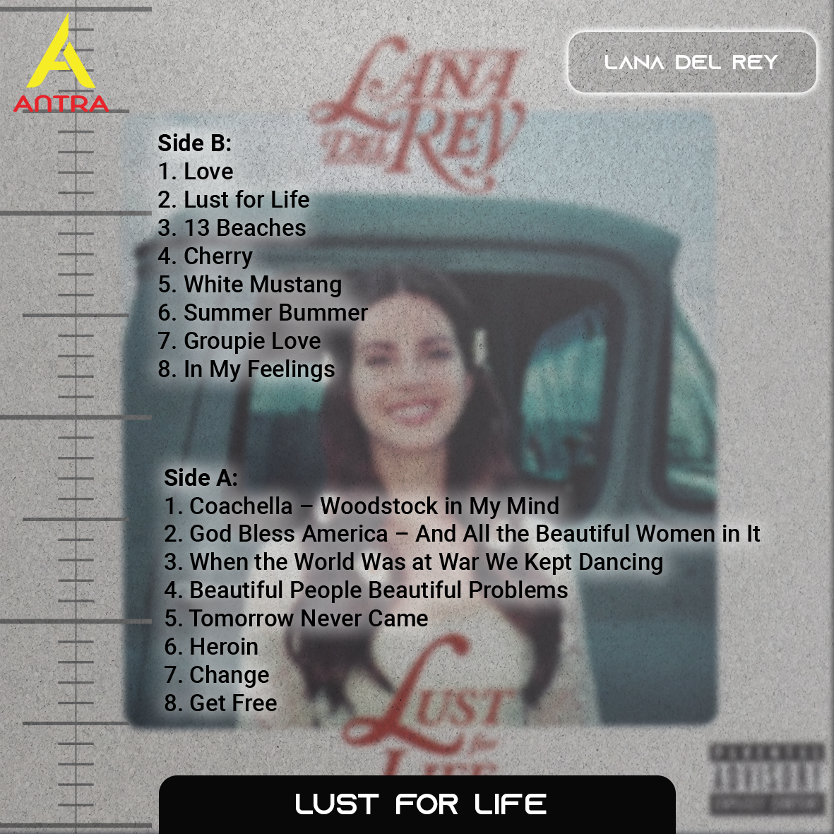 Lana Del Rey Retro Cassette Tape Collection – Hand-Recorded Indie Pop, Dream Pop & Alternative Mixtape Set