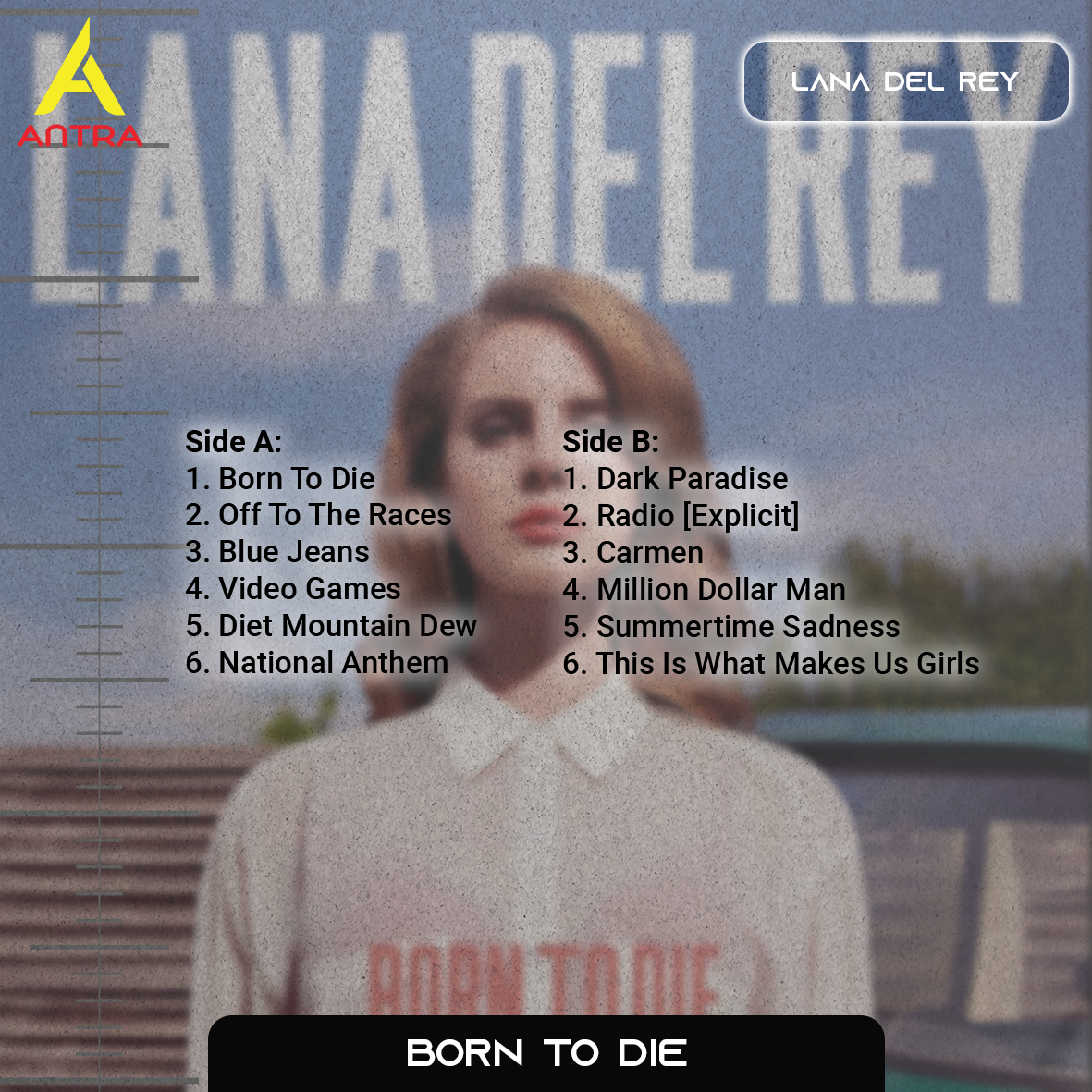 Lana Del Rey Retro Cassette Tape Collection – Born to Die, Ultraviolence, Honeymoon & Lizzy Grant – Indie Pop & Dream Pop